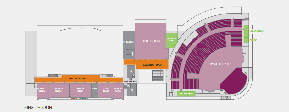 Complete Venue Map - Ground Floor